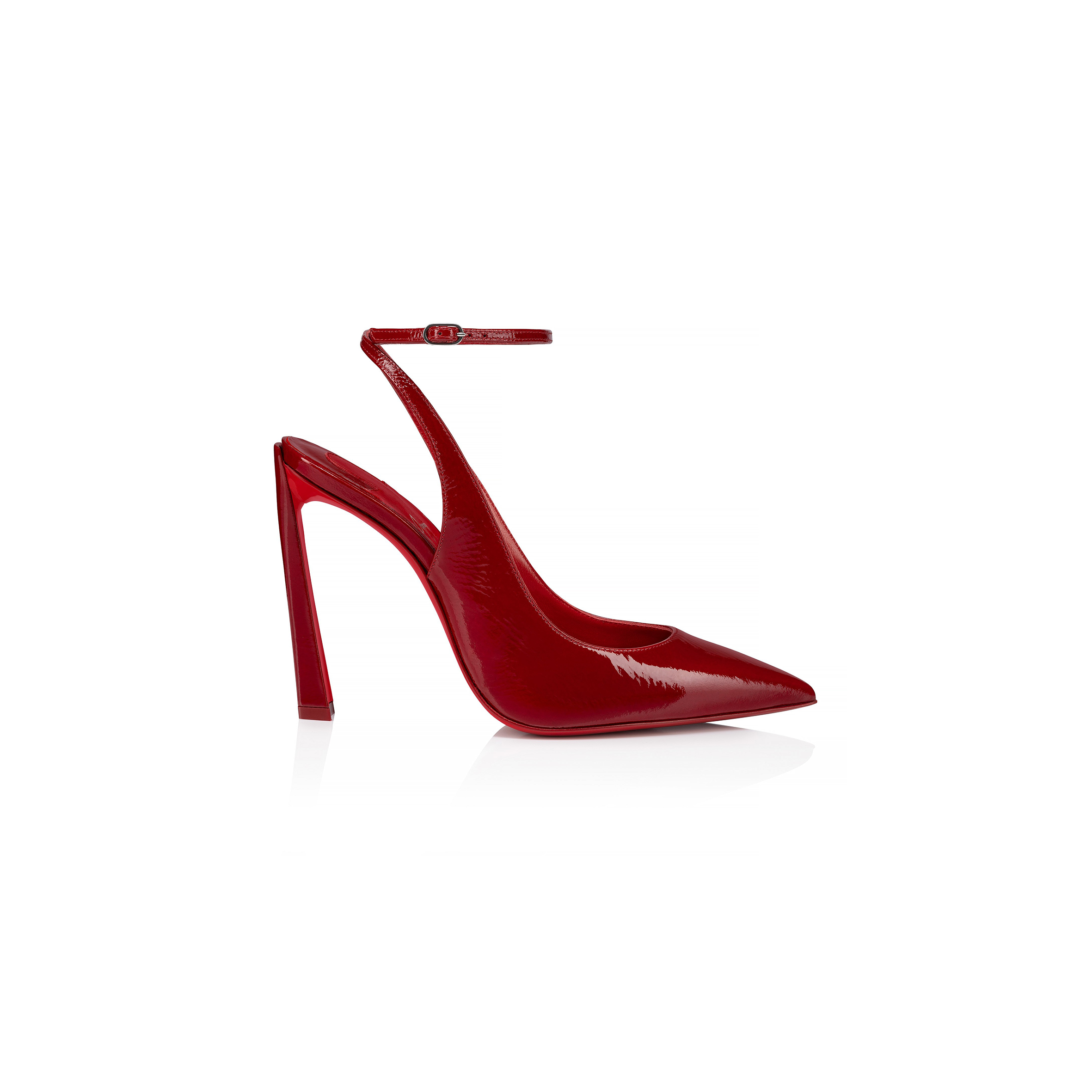 CHRISTIAN LOUBOUTIN CONDORA STRAP 100 MM STRAPPY PUMPS-VOG PATENT LEATHER-LOUBI-WOMEN 1250532R558 CHRISTIAN LOUBOUTIN CONDORA STRAP 100 MM STRAPPY PUMPS-VOG PATENT LEATHER-LOUBI-WOMEN 1250532R558